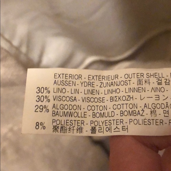 Zara Cream Colored Peacoat - Picture 8 of 8